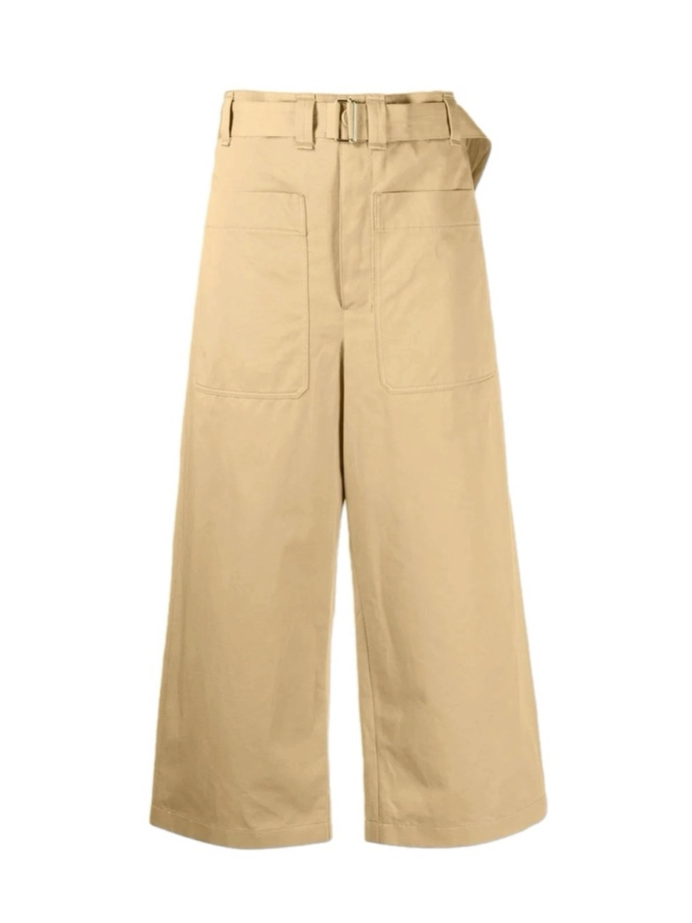 Lemaire Cotton/Linen Cropped Belted Pocket Chino Pants size 38, made in Romania - Picture 2 of 9